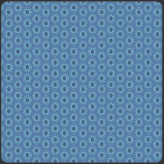 Basic Baumwollstoff Oval Elements sapphire