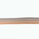 Ripsband pastell taupe/orange Lurex