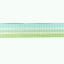 Ripsband pastell mint/blau Lurex