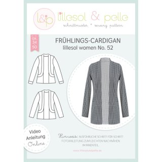 Papierschnittmuster für Fruehlings-Cardigan