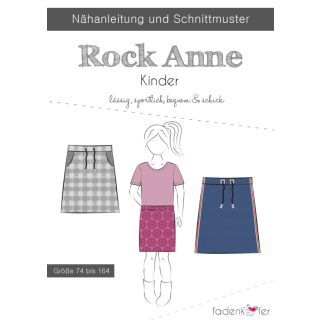 schnittmuster fadenkaefer kinder rock anne