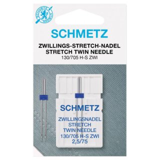 Zwillings-Stretch-Nadel 2,5/75