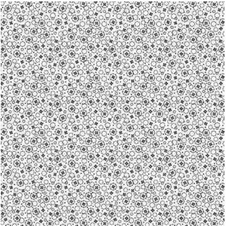 Baumwollstoff für Patchwork und Bekleidung Circle and Dot mini white-black