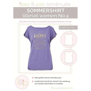 Papierschnittmuster für das Sommershirt