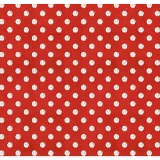baumwollstoffe fuer patchwork und bekleidung coffe chalk polka dots red