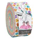 stoffe precuts jelly roll petal power