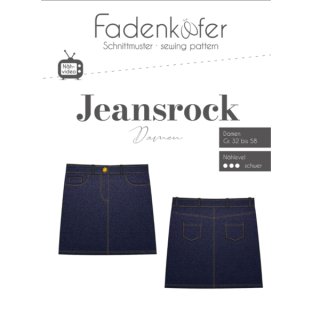 schnittmuster fadenkaefer damen jeansrock