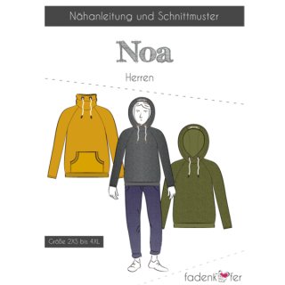 schnittmuster fadenkaefer herren hoodie noa