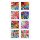 Baumwollstoff für Patchwork Vibrant Life Panel Blocks multi bright