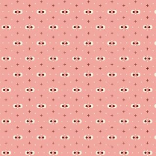 Baumwollstoff für Patchwork und Bekleidung kleines Muster auf rosefarbenenm Untergrund