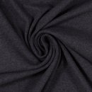 Bündchen melange anthracite grey