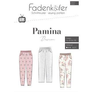 schnittmuster fadenkaefer damen hose pamina