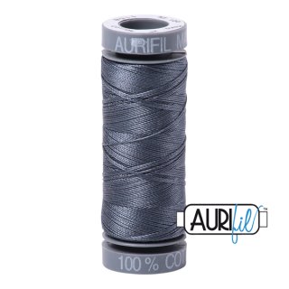 naehzubehoer garne aurifil 28wt baumwollgarn medium grey