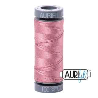 naehzubehoer garne aurifil 28wt baumwollgarn victorian rose