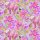 Patchworkstoff Elefanten im Blütenmeer rosa-lila-pink-grün-braungrau