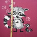 Bio-Jersey Panel Racoons holunder