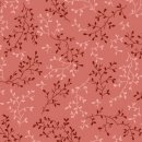 kleine Blütenranken auf rosefarbenem Untergrund