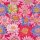 baumwollstoffe patchwork und bekleidung tropical water lilies red