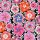baumwollstoffe patchwork und bekleidung floating hibiscus contrast