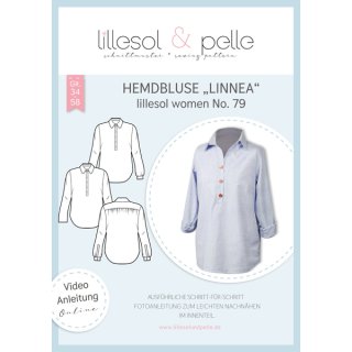 lillesol und pelle papierschnittmuster damen no.79 hemdbluse linnea