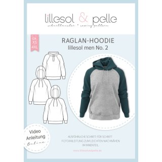 lillesol und pelle papierschnittmuster herren no.2 raglan hoodie