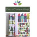 schnittmuster patchwork ombre christmas village