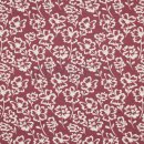 bekleidungsstoffe soft sweatf flowers rosewood