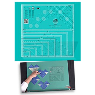 naehzubehoer creative grids non slip ultimate flying geese tool