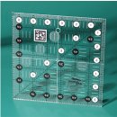 naehzubehoer creative grids non slip lineale 6,5 turn a...