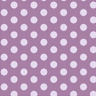 baumwollstoff medium dots lilac