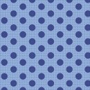 baumwollstoff medium dots denim blue