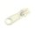 Zipper 5mm creme-vanille
