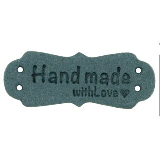 zubehoer handmadeaufnaeher handmade with love weiss