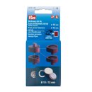 Druckknöpfe Jersey dunkelbraun 12mm