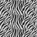 Das Bild zeigt den Jerseystoff in Animalprint im...