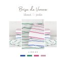 French Terry Panel Lineas by lillesol & pelle pink
