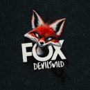 Das Bild zeigt das FrenchTerry Panel Fox Devils...