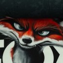 French Terry Panel Fox Devils Wild by Thorsten Berger