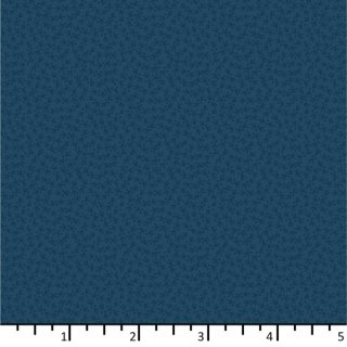 Das Bild zeigt den dunkelblauen Baumwollstoff mit Puenktchenmotiv in blau.