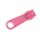 Das Bild zeigt einen Zipper fuer 5mm breite Zaehnchen eines Endlosreissverschlusses in pink.
