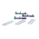 Handmade Kontur Metall rainbow