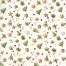 Das Bild zeigt kleine braune Lebkuchen, weisse...