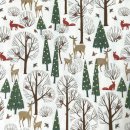 unregelmäßige weiße Punkte auf grün