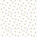 Das Bild zeigt einen weissen Baumwollstoff. Auf...