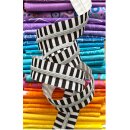 Endlosreißverschluß schwarz weiße...