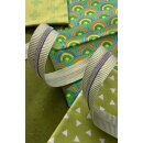 Endlosreißverschluß hellgrün weiße...