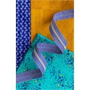 Das Bild zeigt den Endlos-Reissverschluss blau...