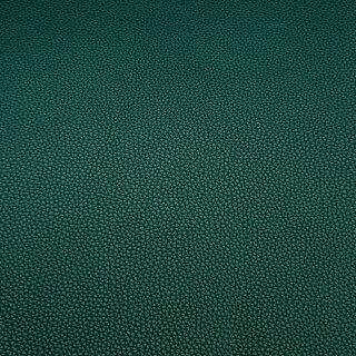 Das Bild zeigt das vegane Leder in petrol in einer strukturierten oder gepraegten Oberflächenoptik.