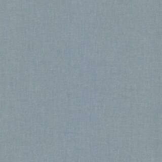 Das Bild zeigt den Basic-Baumwollstoff Unimelange in blaumelange von Westfalenstoffe.