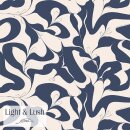 Die Ansicht zeigt einen weich fliessenden blau beige...